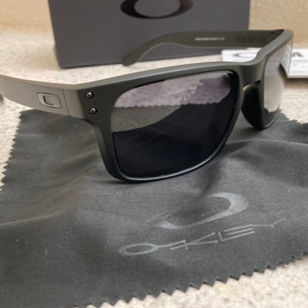Oakley Holbrook Black Polarized Sunglasses